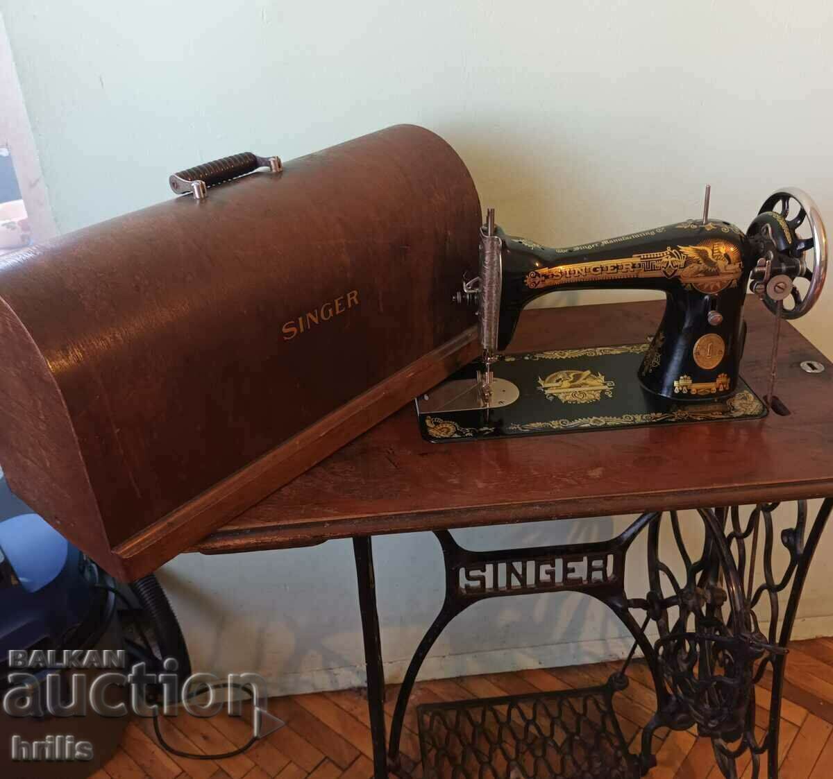 FOOT OPERATED SEWING MACHINE - SINGER EXCELLENT with price € 455.00 | 889.90 BGN