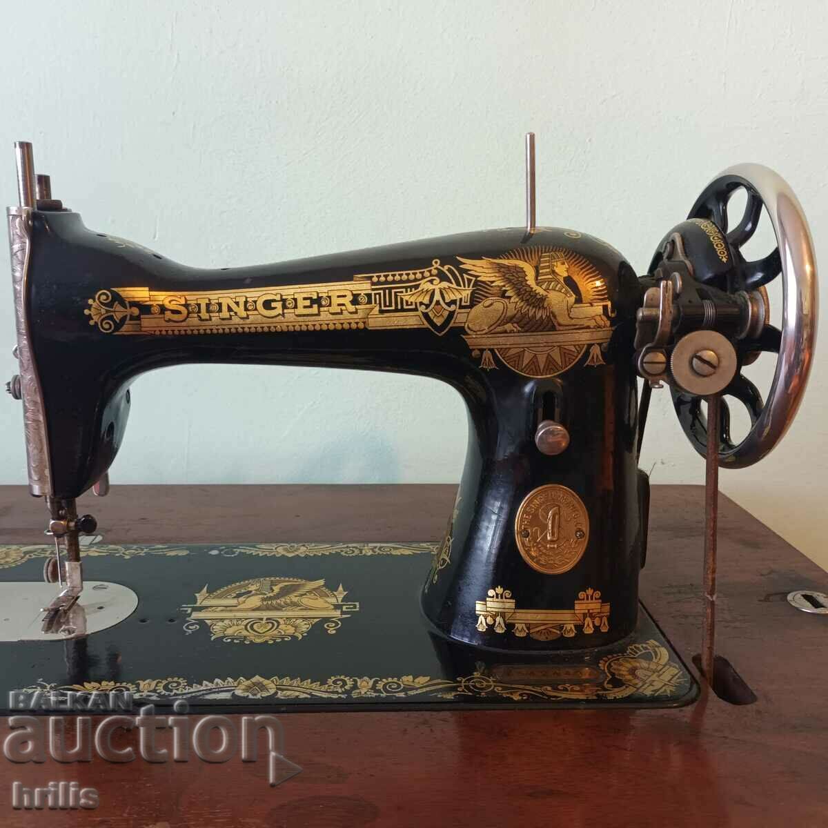 FOOT OPERATED SEWING MACHINE - SINGER EXCELLENT