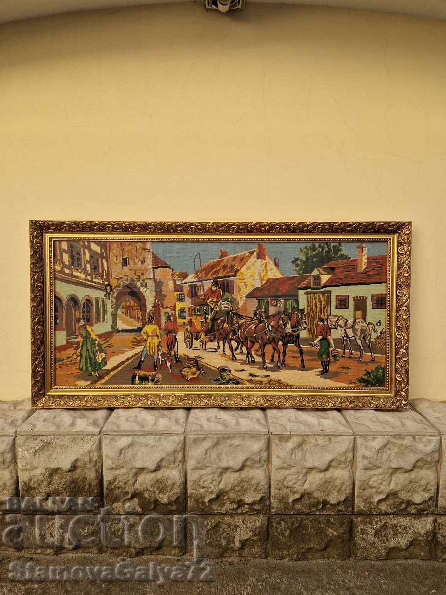 A beautiful antique collectible Dutch tapestry