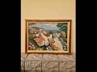 A superb antique collectible tapestry