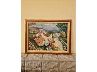 A superb antique collectible tapestry