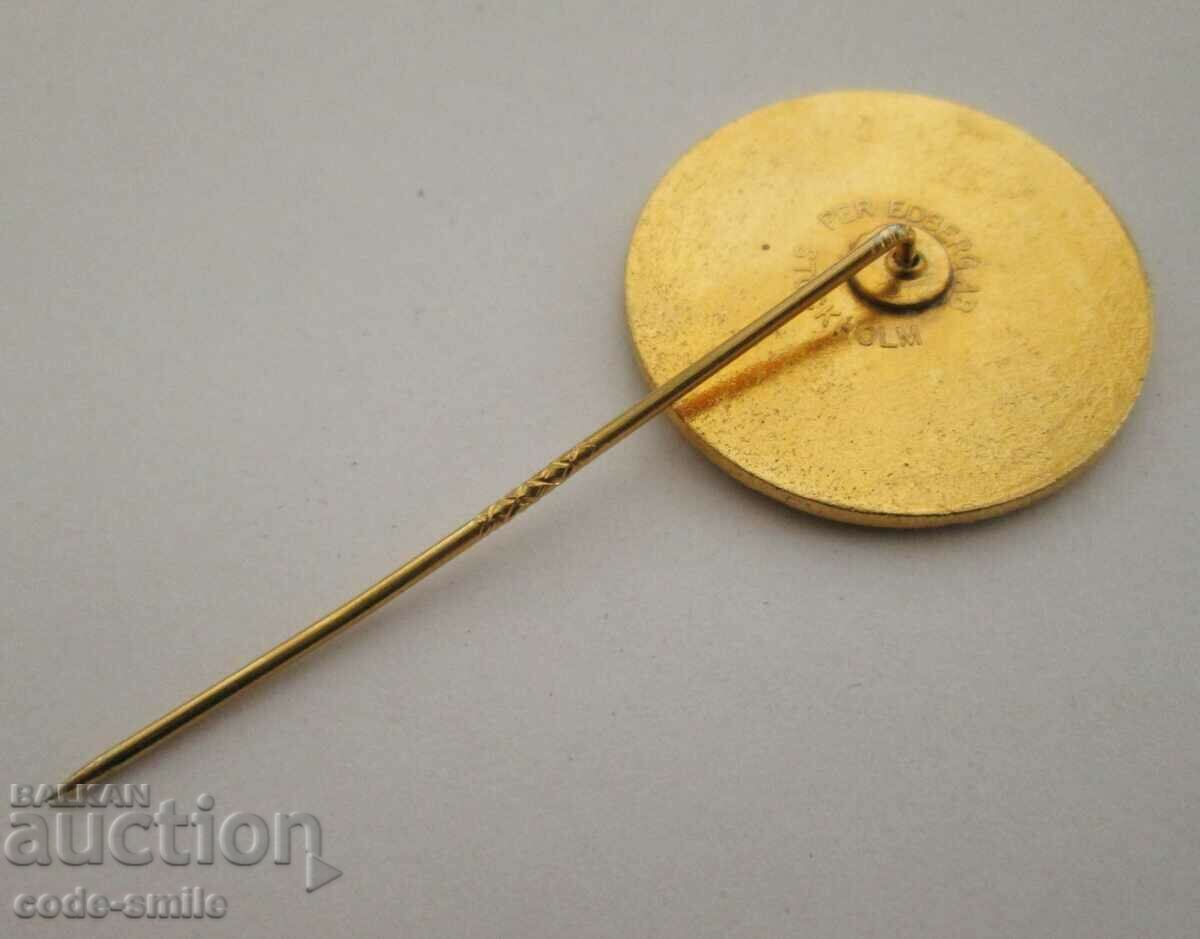 Old Sign Football Badge Participant Congress Football UEFA 1976 with price 100.00 BGN | € 51.13