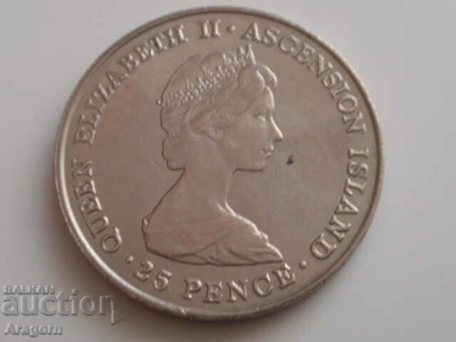jubilee coin Ascension Island 25 pence 1981 with price 29.99 BGN | € 15.33 jubilee coin Ascension Island 25 pence 1981 with price 29.99 BGN | € 15.33