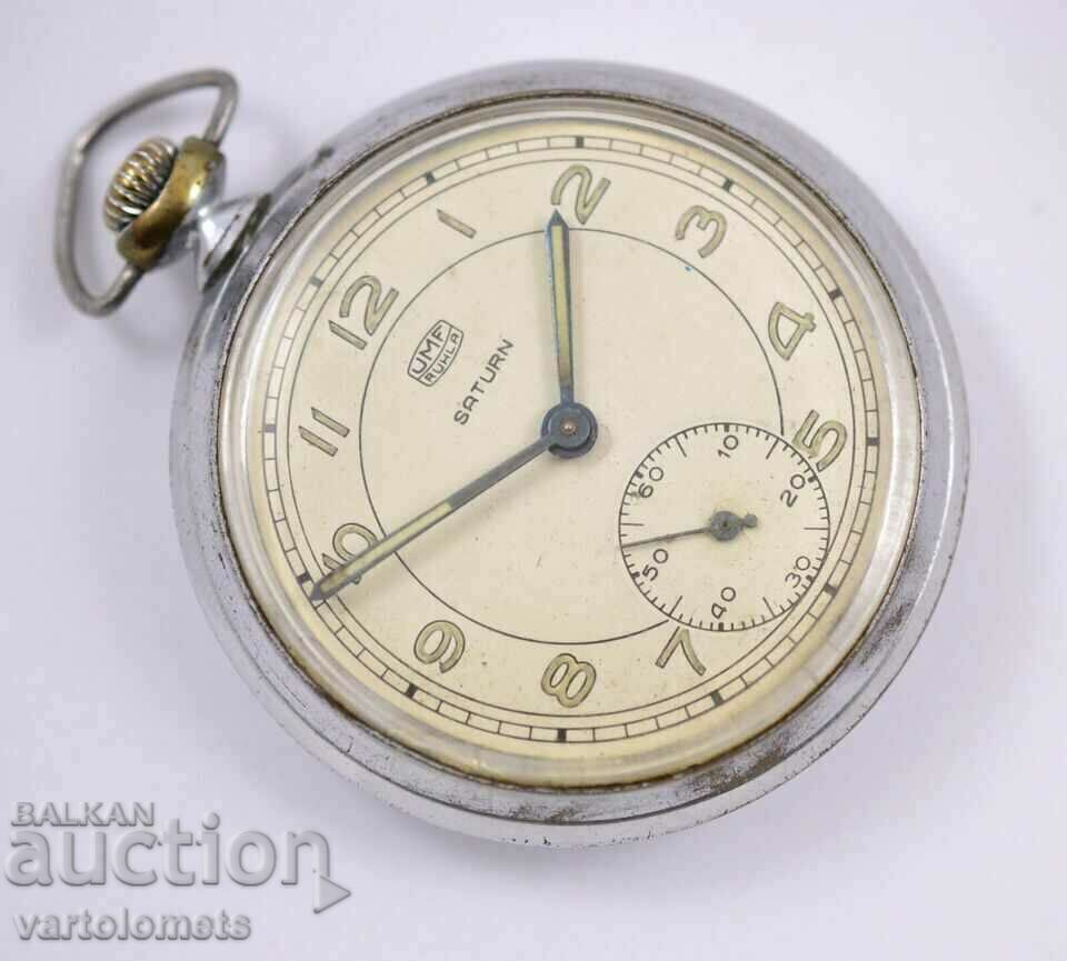 Ρολόι τσέπης UMF RUHLA - Λειτουργεί με τιμή 29.00 BGN | € 14.83 Ρολόι τσέπης UMF RUHLA - Λειτουργεί με τιμή 29.00 BGN | € 14.83