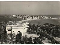 Bulgaria - PC - Nessebar, fotografie din 1961. călătorit cu supratipărire