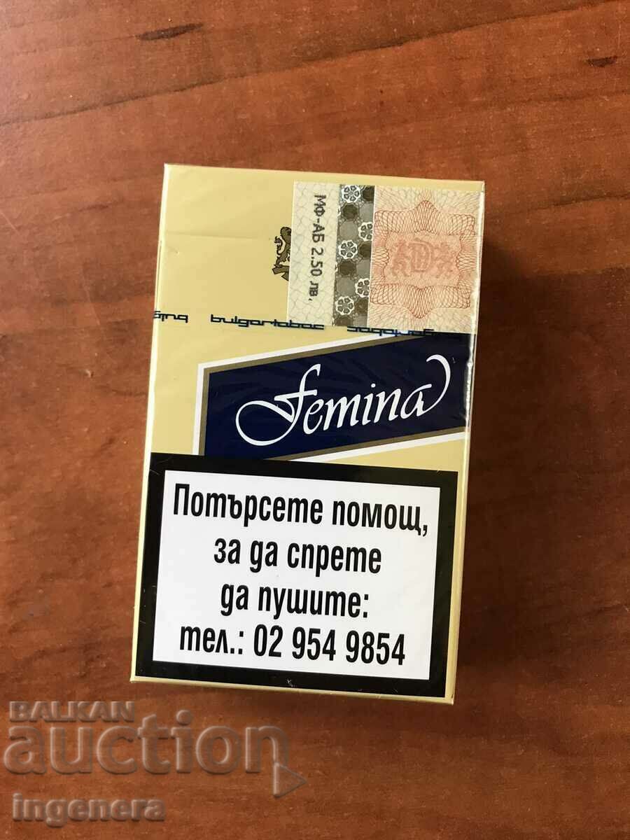 FEMINA CIGARETTES BOX UNPRINTED BLUE FOR COLLECTION with price 36.95 BGN | € 18.89 FEMINA CIGARETTES BOX UNPRINTED BLUE FOR COLLECTION with price 36.95 BGN | € 18.89