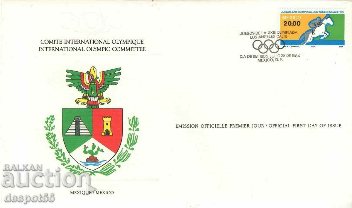 1984 Mexico. Olympic Games - Los Angeles. Envelope First day