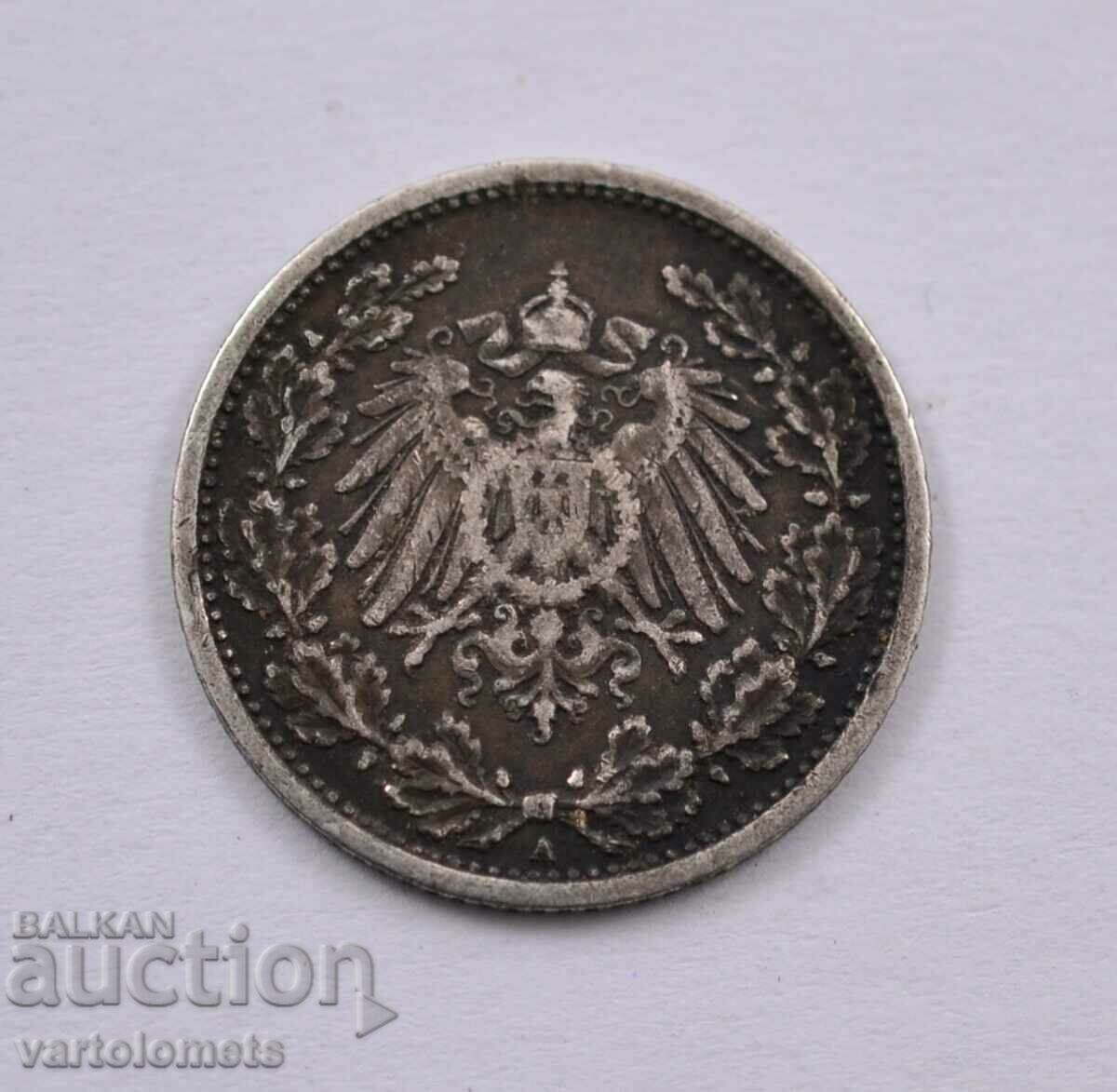 1/2 silver mark 1905 - Germany with price 12.00 BGN | € 6.14 1/2 silver mark 1905 - Germany with price 12.00 BGN | € 6.14