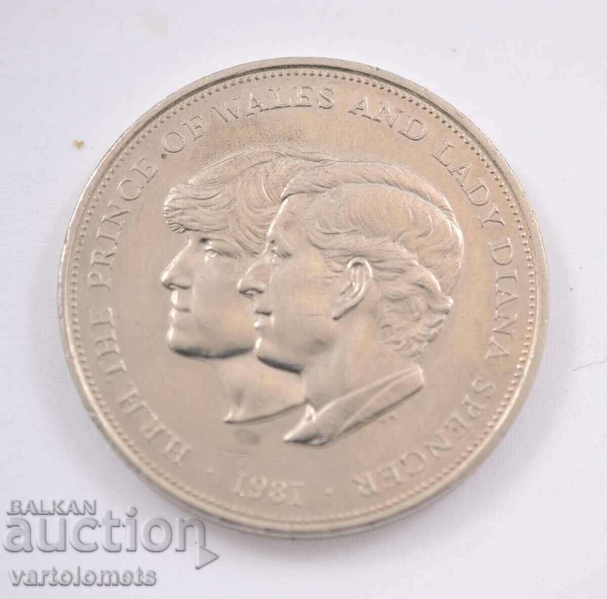 25 pence 1981 Great Britain - The Wedding of Charles and Diana