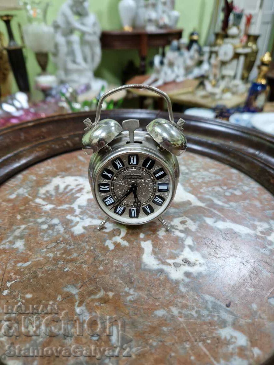 Rare collectible Russian Soviet Rocket alarm clock