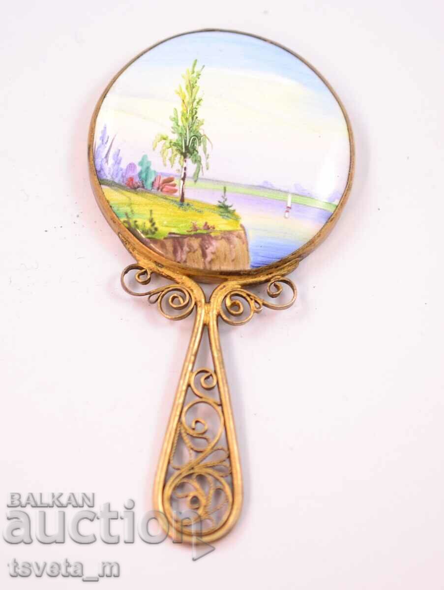 Antique ladies' mirror, openwork hardware with price € 9.00 | 17.60 BGN