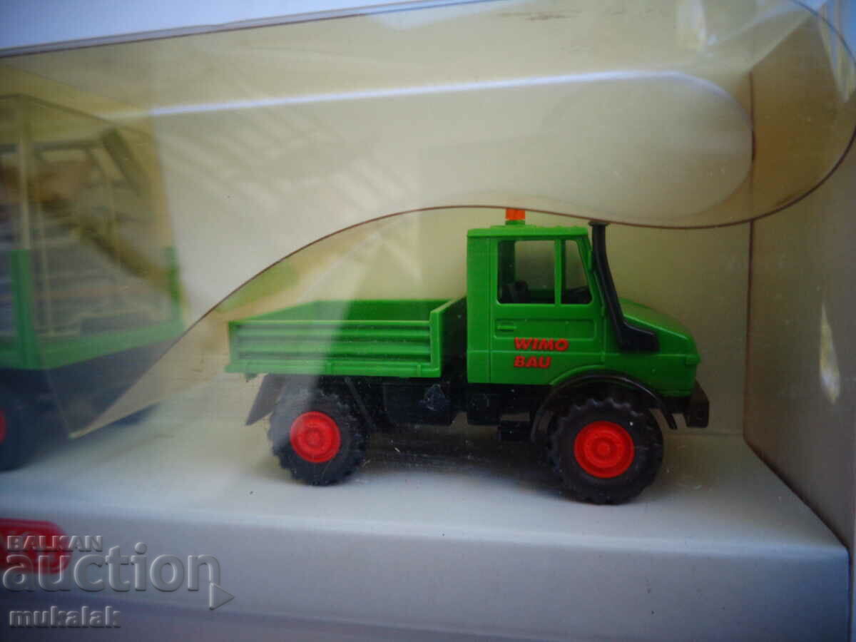 WIKING H0 1/87 MERCRDES UNIMOG MODEL TRUCK TROLLEY - 5 WIKING H0 1/87 MERCRDES UNIMOG MODEL TRUCK TROLLEY - 5