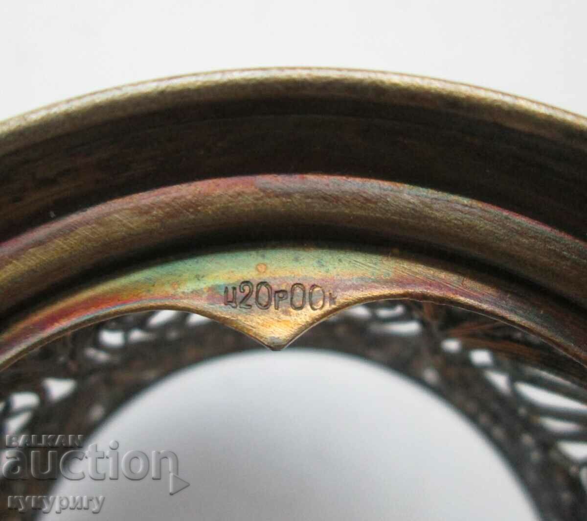 Old Russian USSR filigree filigree cup holder - 6 Old Russian USSR filigree filigree cup holder - 6