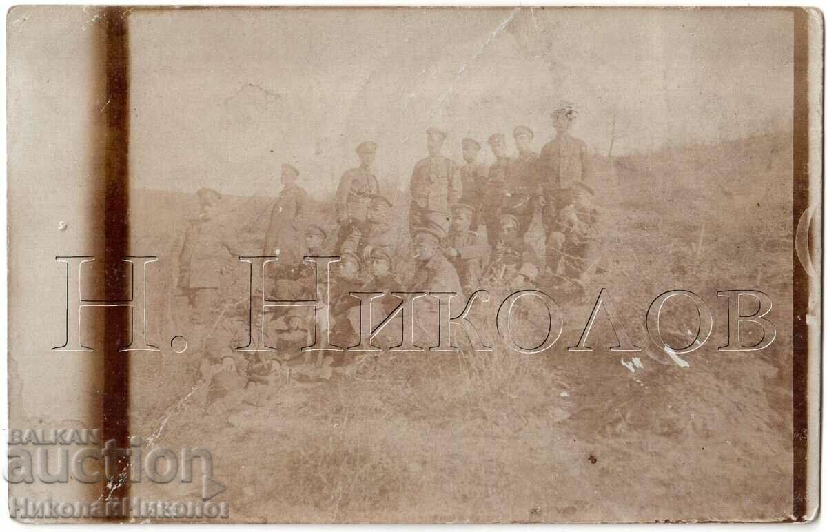 1917 OLD PHOTO BORISOVO MILITARY STATION ON ROAD TO TULCHA D113