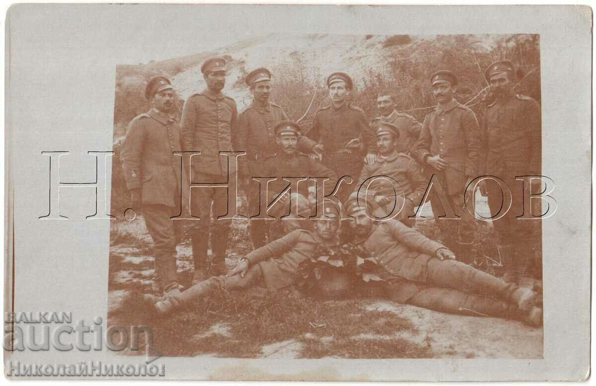 FOTO VECHE MOBILIZARE MILITARĂ D114