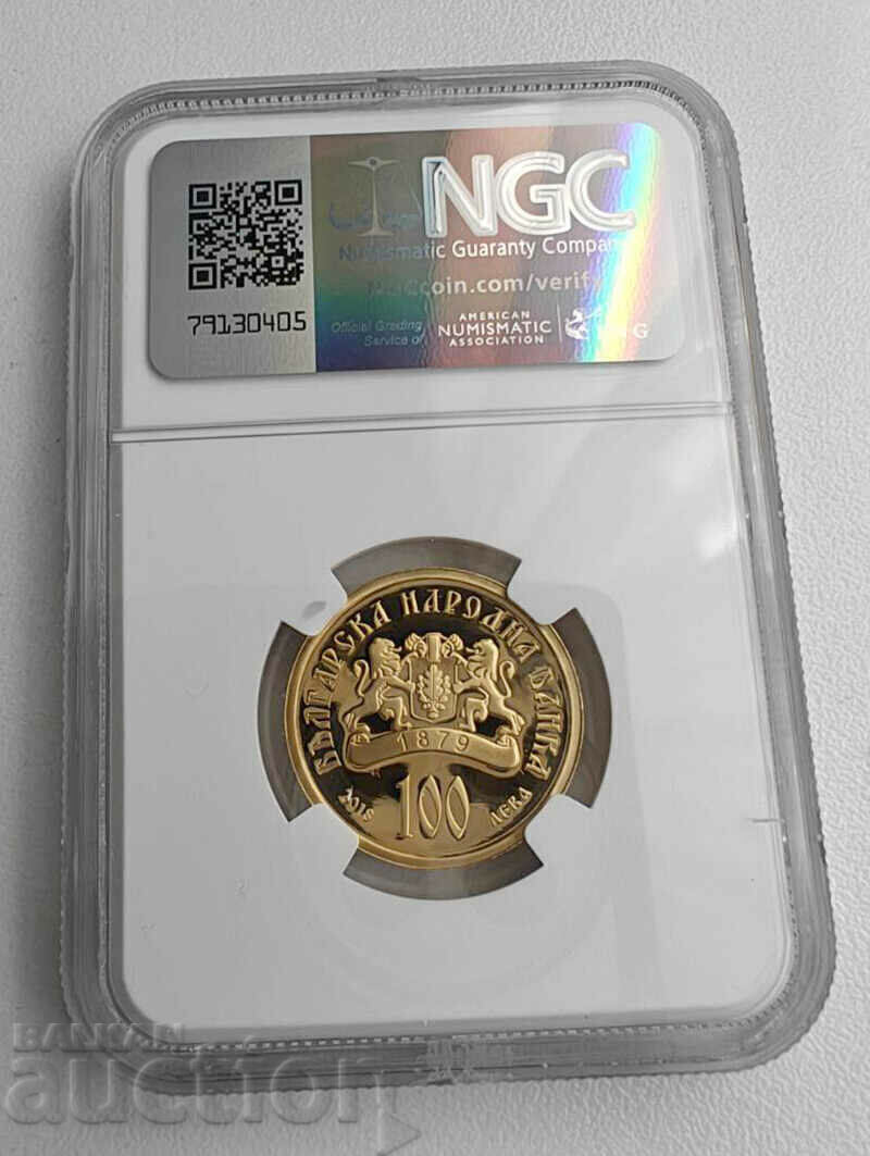 Licitație 100 BGN AUR 2018, NGC 69, Sf. Stefan Licitație 100 BGN AUR 2018, NGC 69, Sf. Stefan