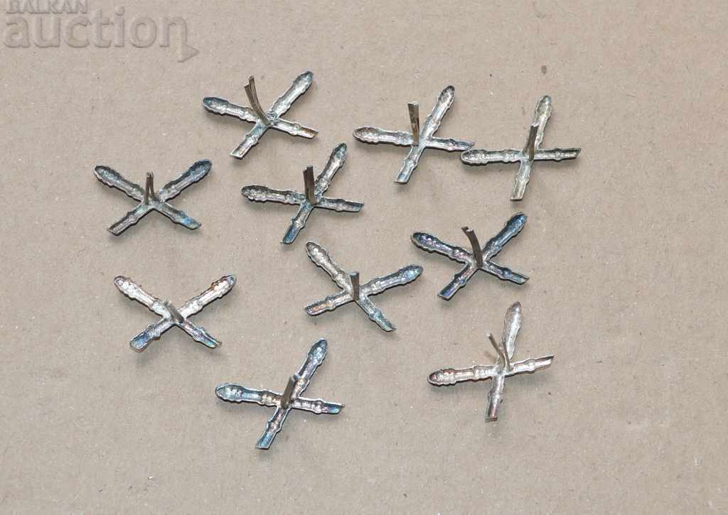 lot Artillery emblems, monograms 10 pcs with price € 5.00 | 9.78 BGN