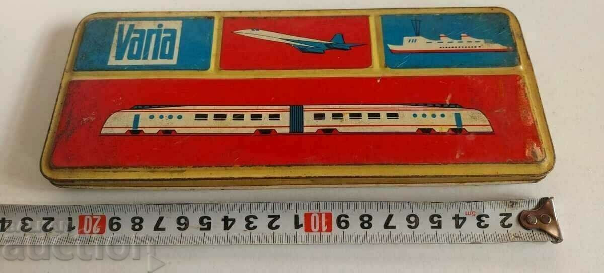 . TIN BOX OF SOC METAL PENCIL HOLDER with price 9.00 BGN | € 4.60 . TIN BOX OF SOC METAL PENCIL HOLDER with price 9.00 BGN | € 4.60