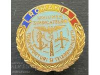 38910 Румъния знак профсъюз на Транспорта и съобщениата емай