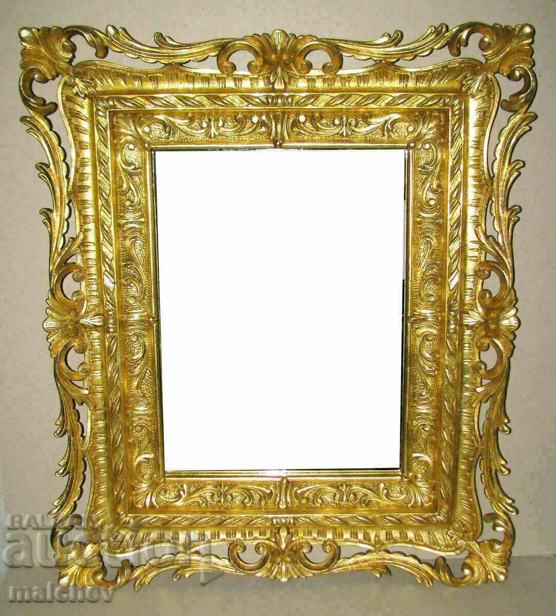 Wall mirror frame Italian baroque 55/65 cm gilded