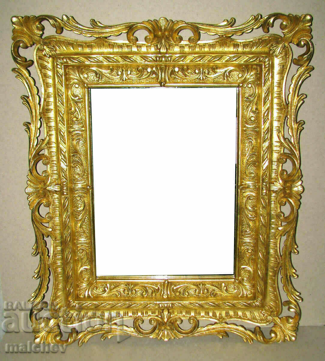 Wall mirror frame Italian baroque 55/65 cm gilded