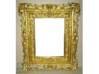 Wall mirror frame Italian baroque 55/65 cm gilded