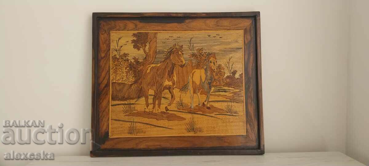 Picture - Intarsia with price 120.00 BGN | € 61.36 Picture - Intarsia with price 120.00 BGN | € 61.36