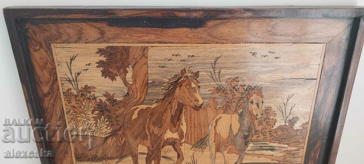 Auction Picture - Intarsia Auction Picture - Intarsia