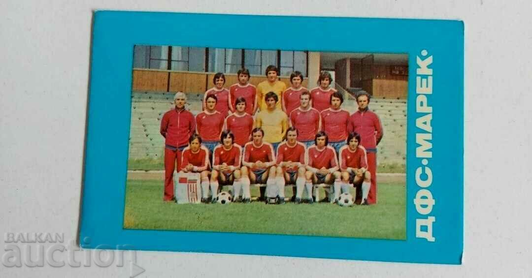 . 1979 DFS MAREK CALENDAR FOTBAL CALENDAR