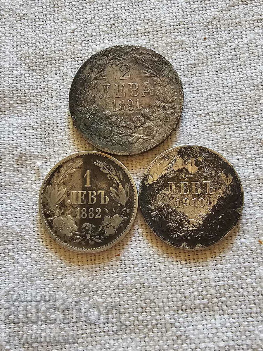 From a penny. 3 Count Silver Coins. BZC