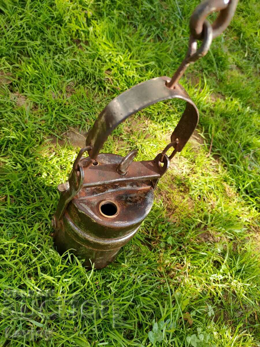 Old carbide lamp - 5 Old carbide lamp - 5