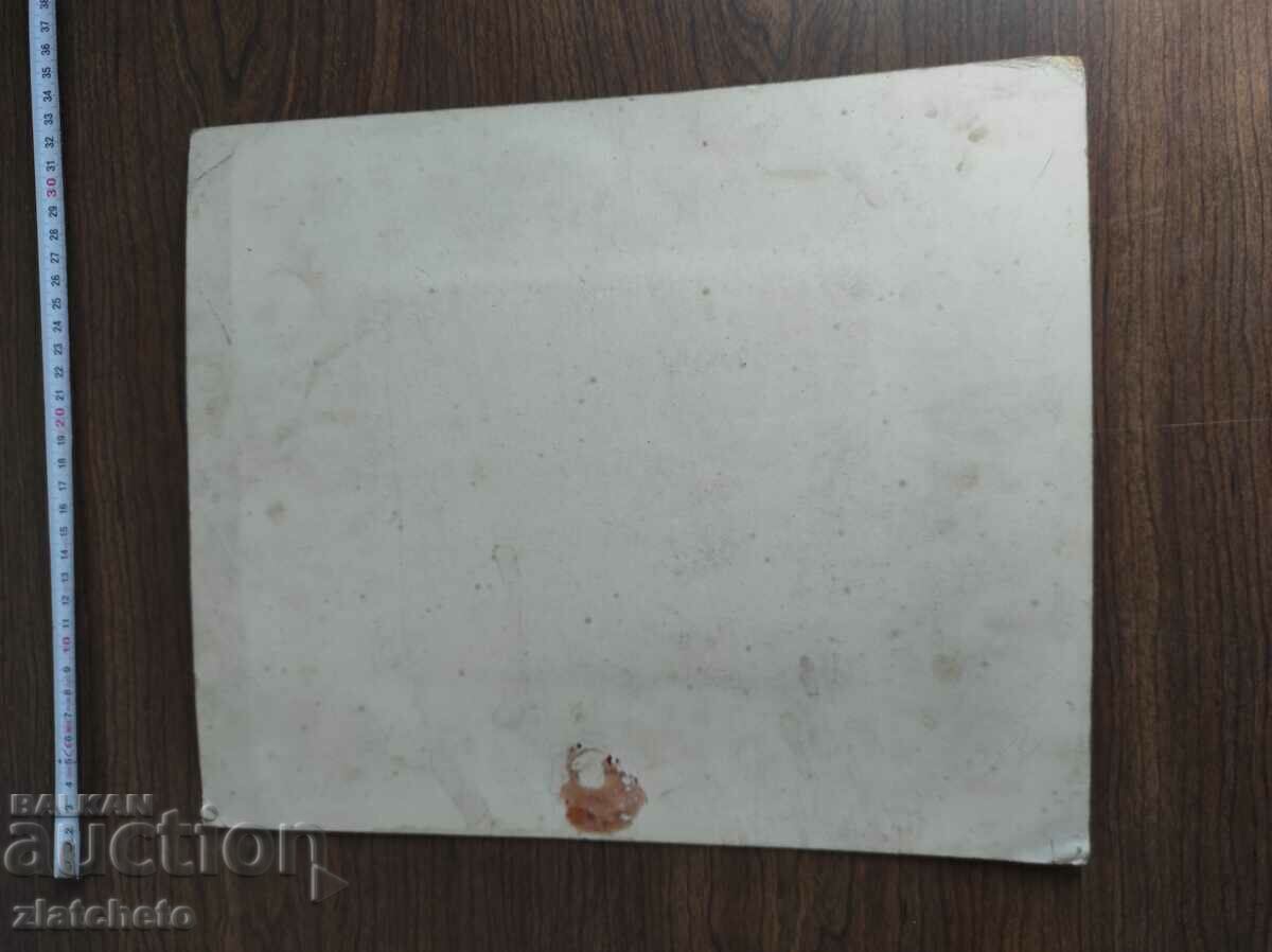 Δημοπρασία Παλιό φωτογραφικό χαρτόνι Βασίλειο της Βουλγαρίας -