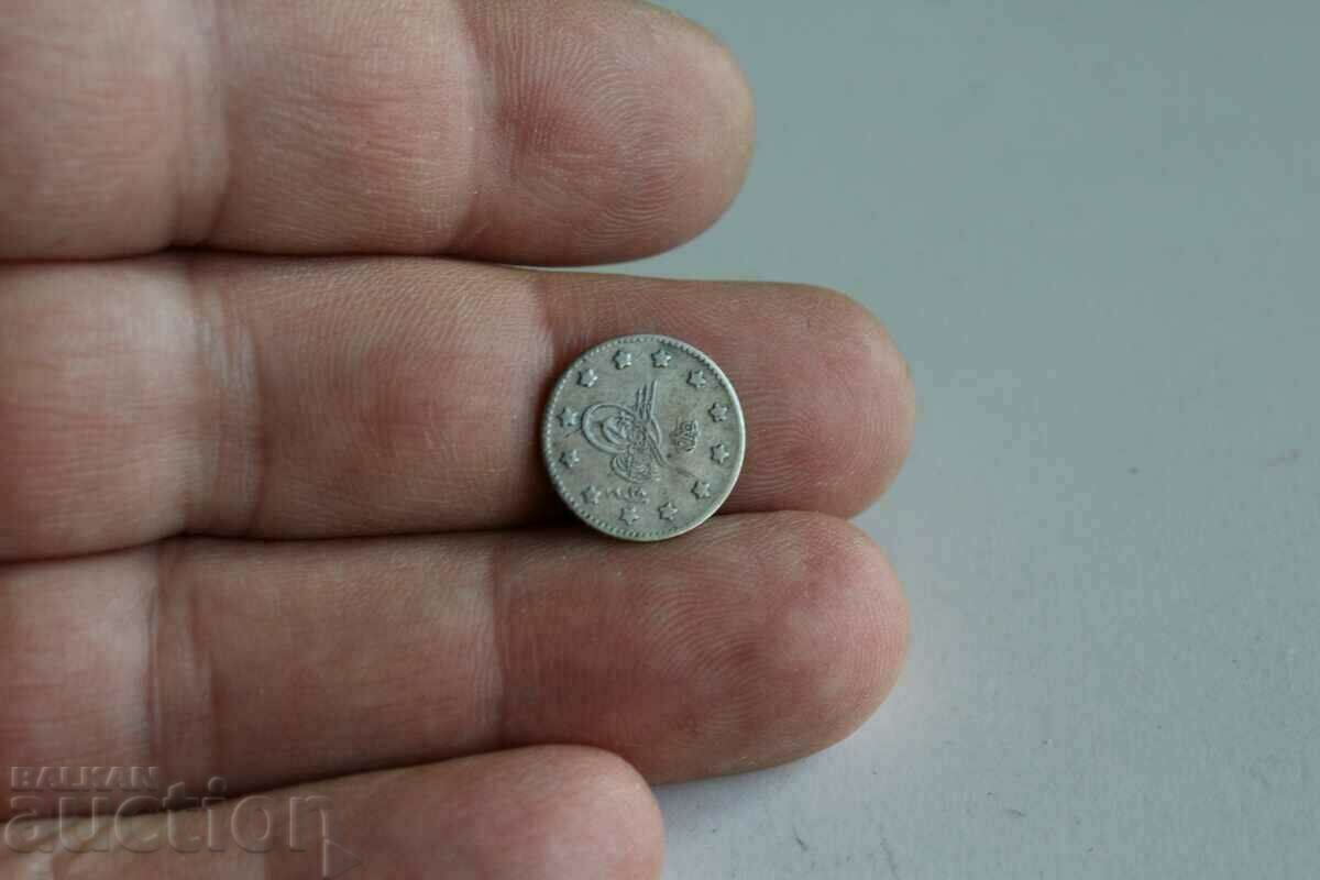 Auction . 1293/28 KURUSH OTTOMAN SILVER COIN Auction . 1293/28 KURUSH OTTOMAN SILVER COIN