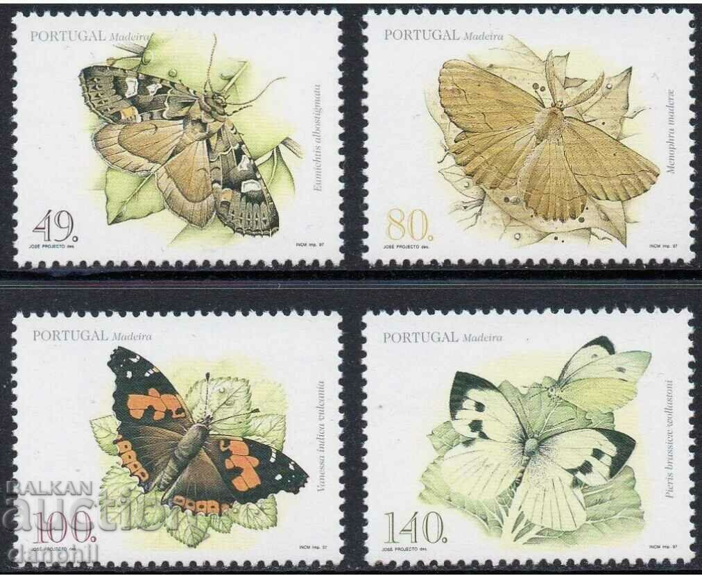 Portugal Madeira 1997 "Butterflies" (Part I) pure series