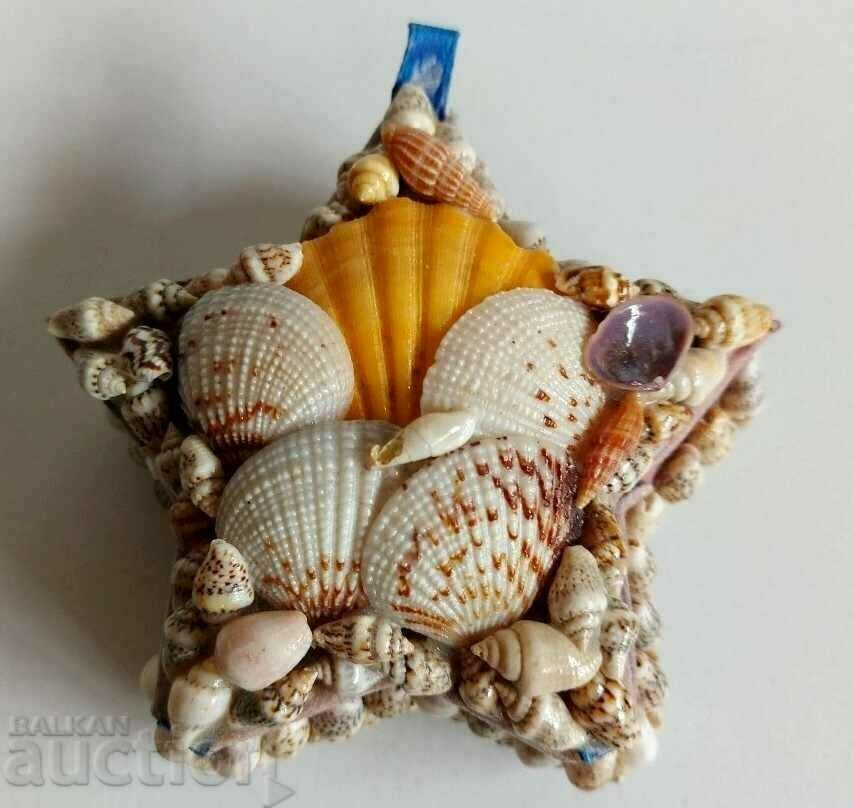 . SOUVENIR DECORATION SHELLS JEWELRY BOX