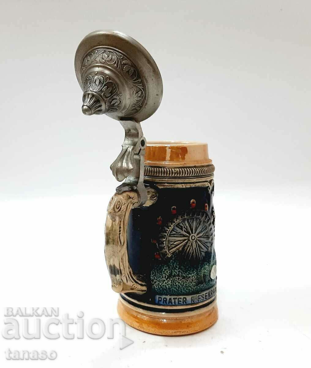 Delivery of Old Spanish beer mug with lid(2.2) Delivery of Old Spanish beer mug with lid(2.2)