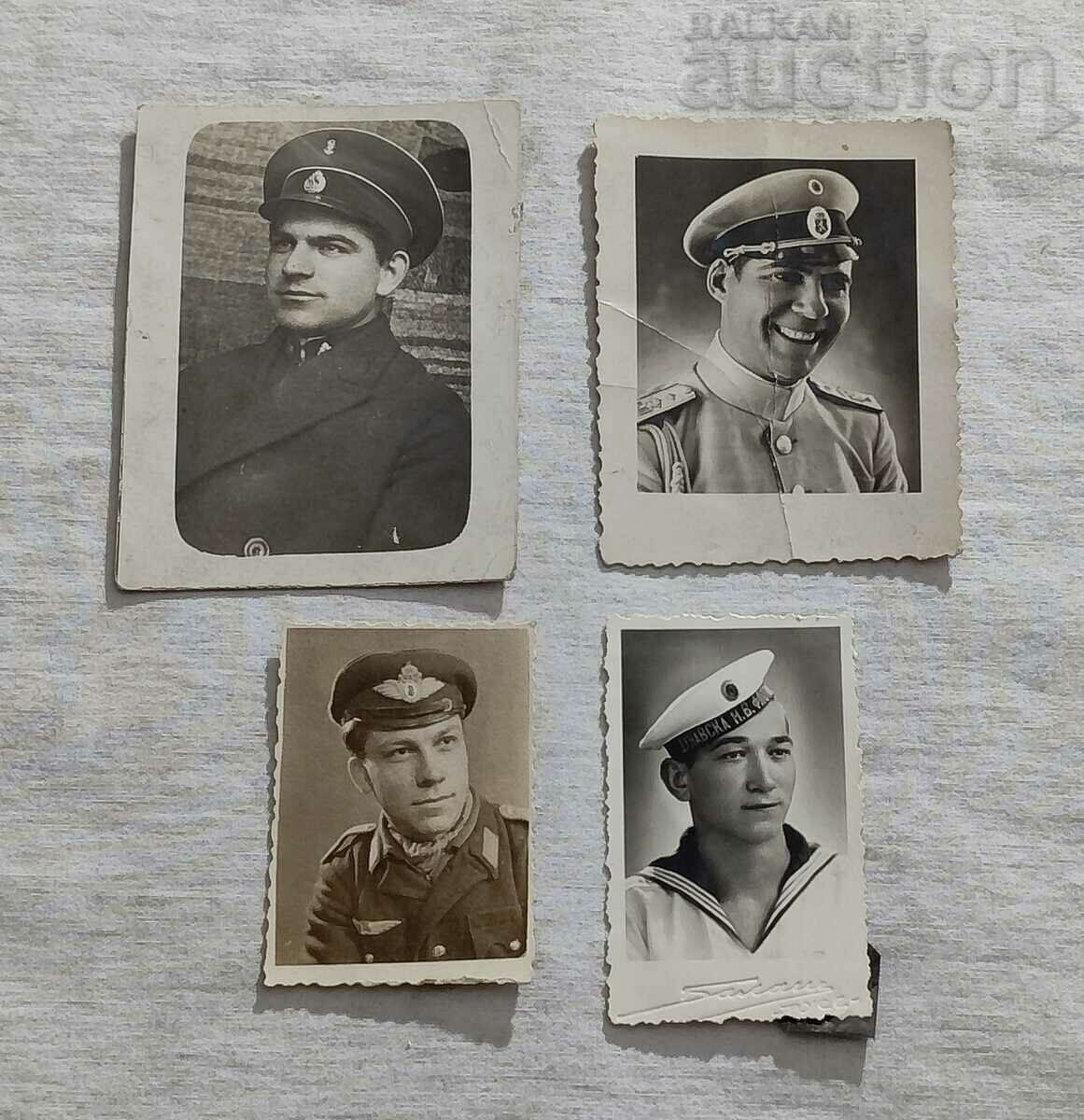 KINGDOM OF BULGARIA MILITARY PHOTOS 4 NUMBERS