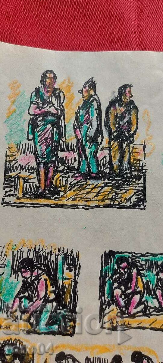 Delivery of NAUM HADJIMLADENOV (1894-1985) DRAWINGS Delivery of NAUM HADJIMLADENOV (1894-1985) DRAWINGS