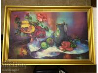 Still life 58x88cm signed, circa 1960s