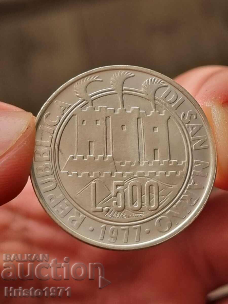 500 lire 1977 San Marino