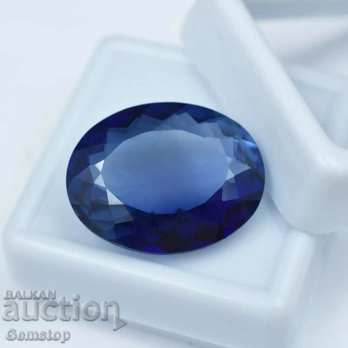 BZC! 4.60 ct natural tanzanite oval cert. GGL from 1 st!