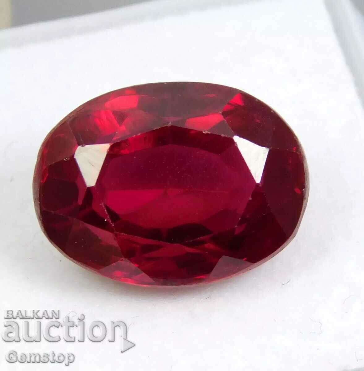 BZC! 11.10 k natural ruby oval cert. VGTL of 1 st!