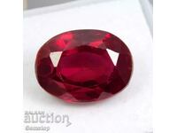 BZC! 11.10 k natural ruby oval cert. VGTL of 1 st!