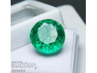 BZC !2.82 ct natural beryl emerald circle of 1 st!certGGL