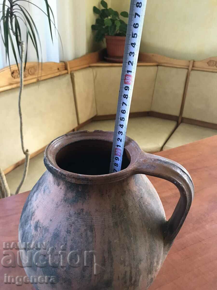 Auction CERAMIC POT FROM THE IMPERIAL TIME MARKING-OVER 4 LITERS! Auction CERAMIC POT FROM THE IMPERIAL TIME MARKING-OVER 4 LITERS!