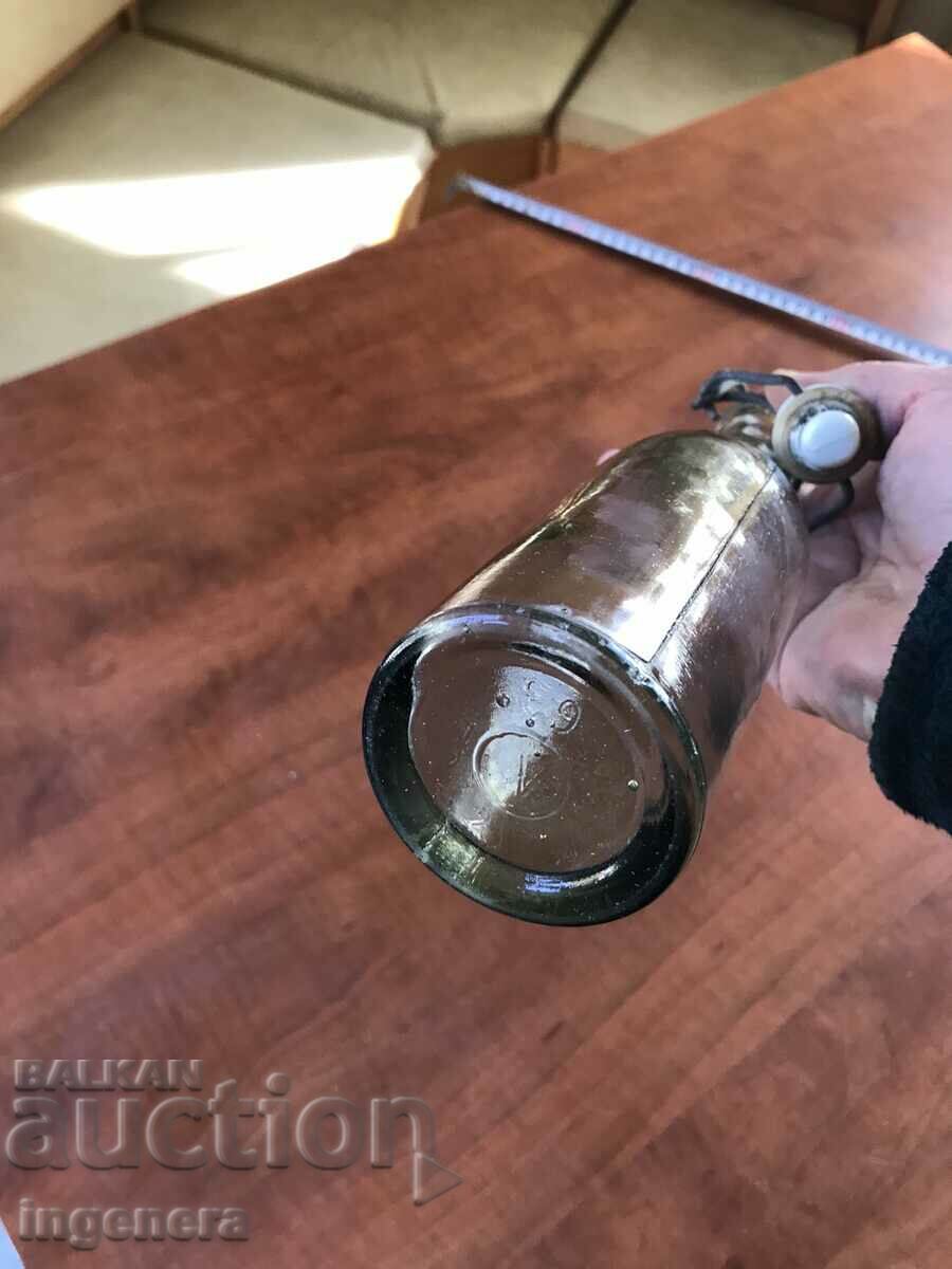 VINTAGE LEMONADE GLASS BOTTLE BOTTLE - 5 VINTAGE LEMONADE GLASS BOTTLE BOTTLE - 5