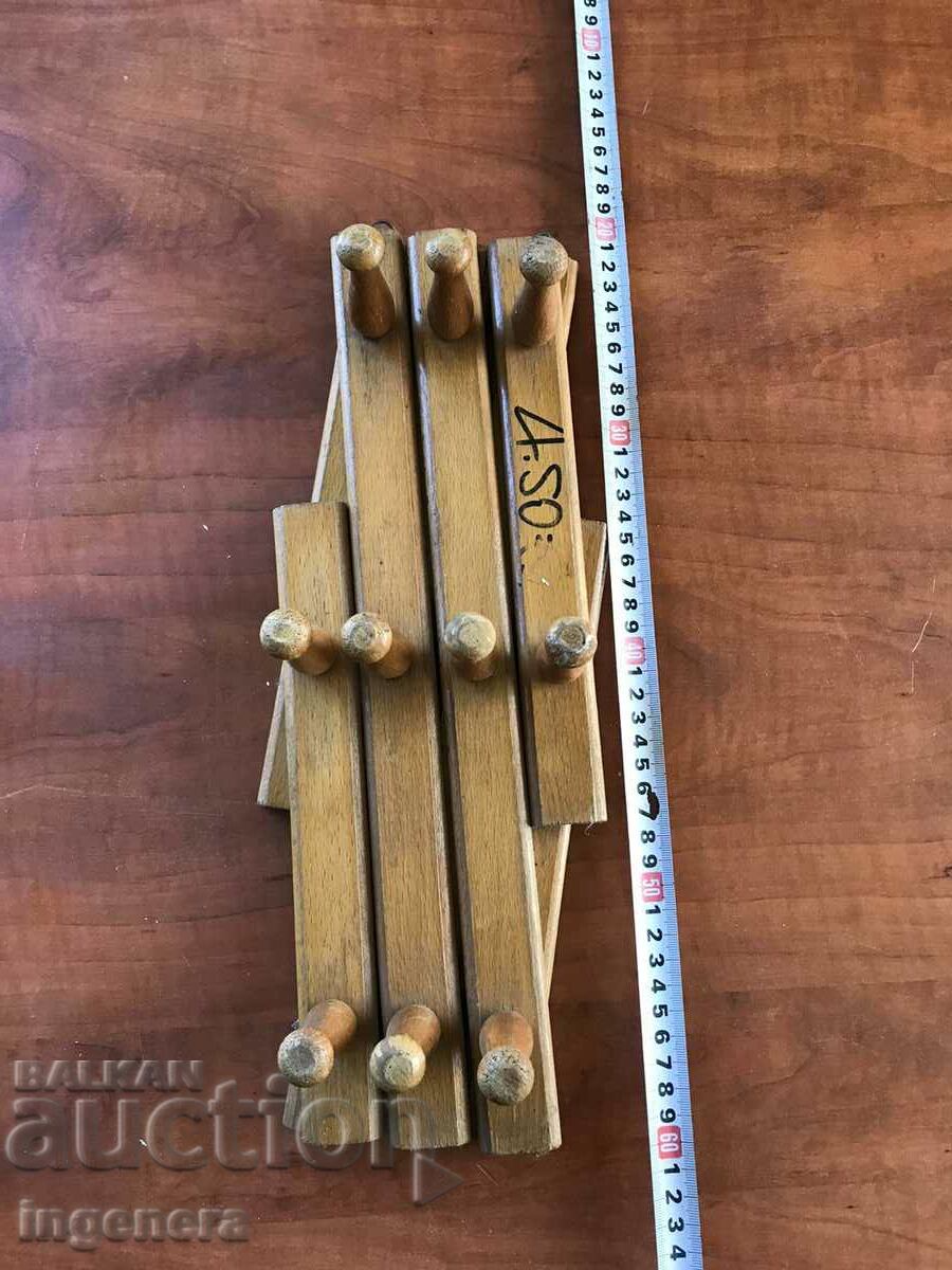 HANGER HANGER WOOD EXTENDABLE WALL with price 16.00 BGN | € 8.18