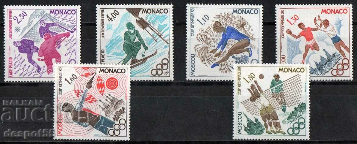 1980. Monaco. Olympic Games, Moscow and Lake Placid.