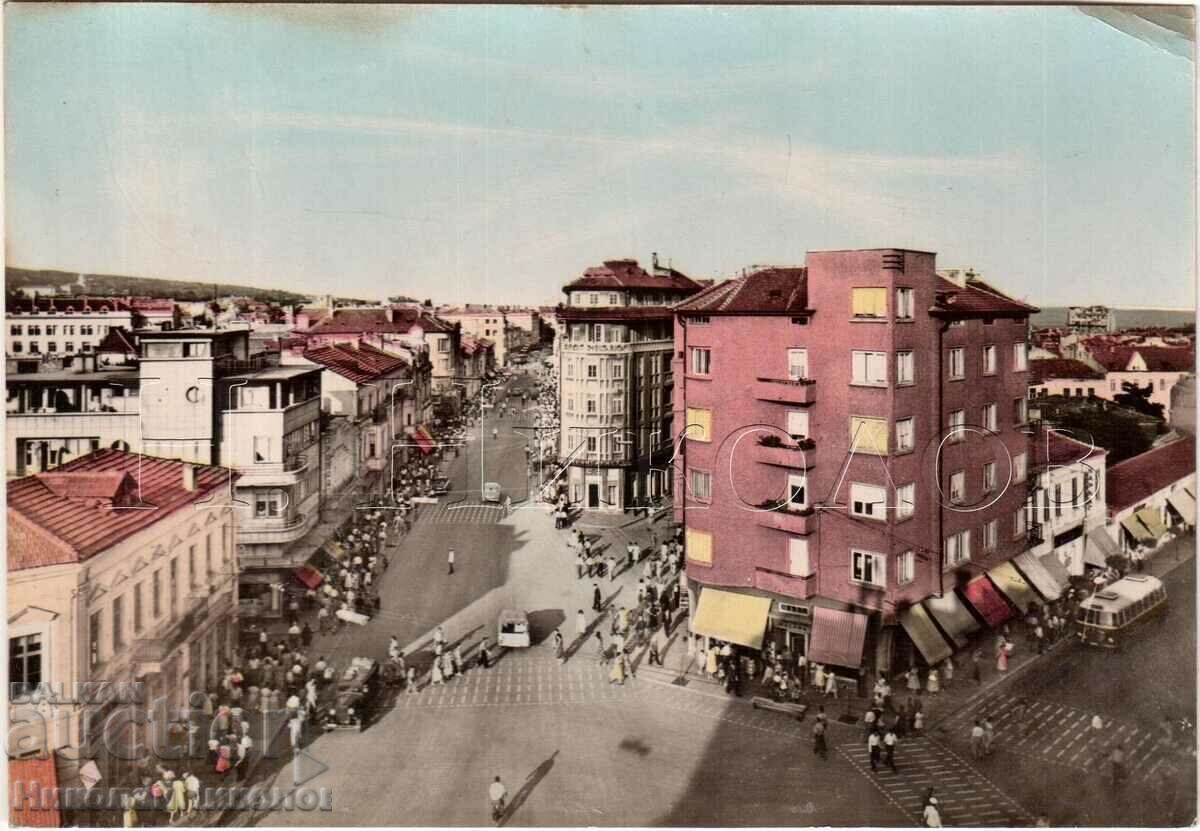 OLD CARD VARNA CITY VIEW D175