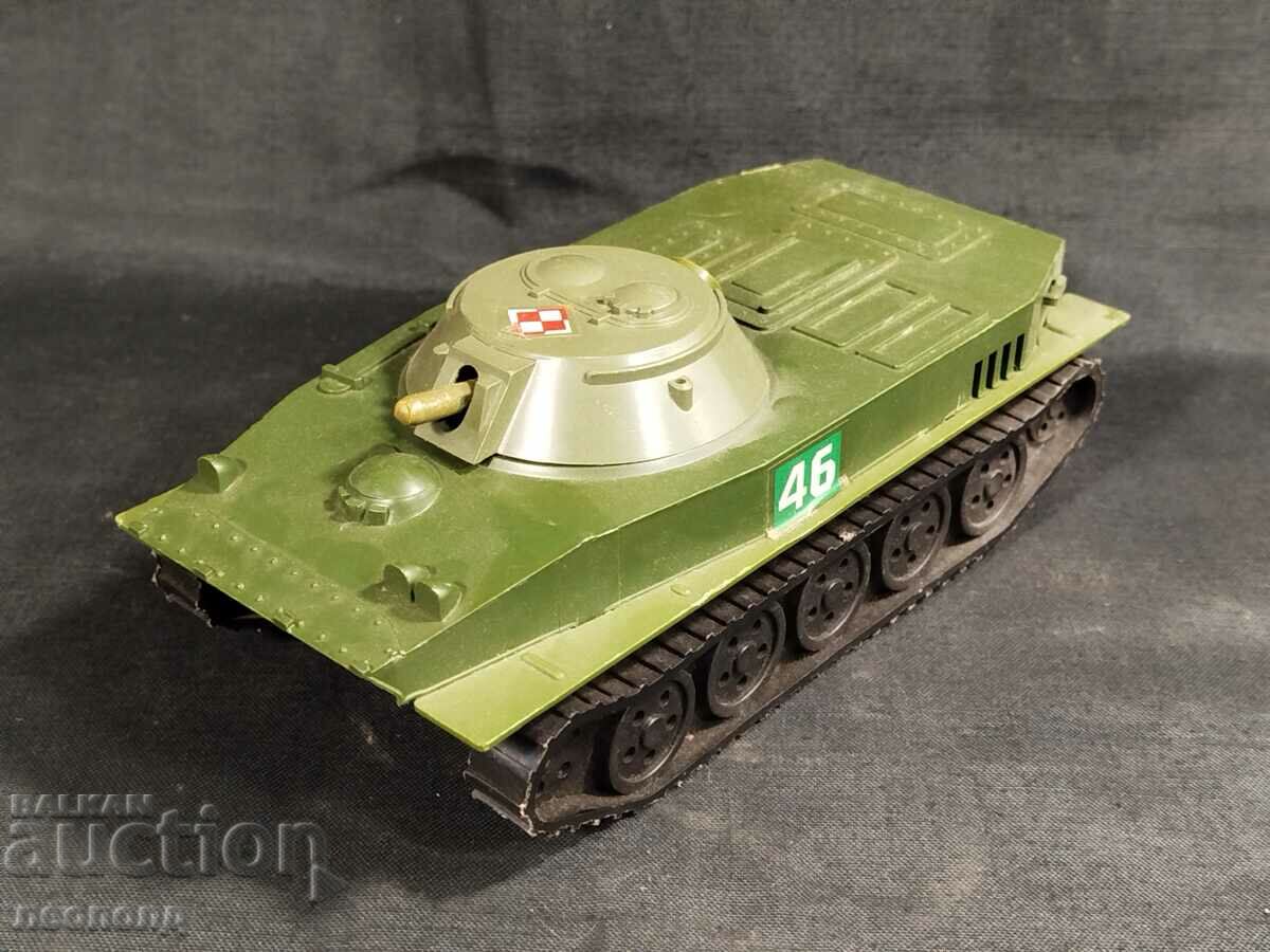 BZC OLD RETRO SOC PLASTIC JUCĂRIE TANK